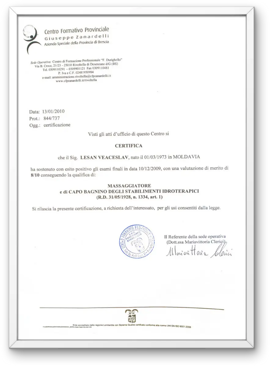 Certificate 1