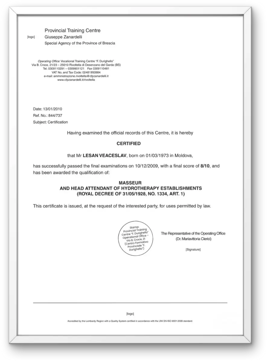 Certificate 2
