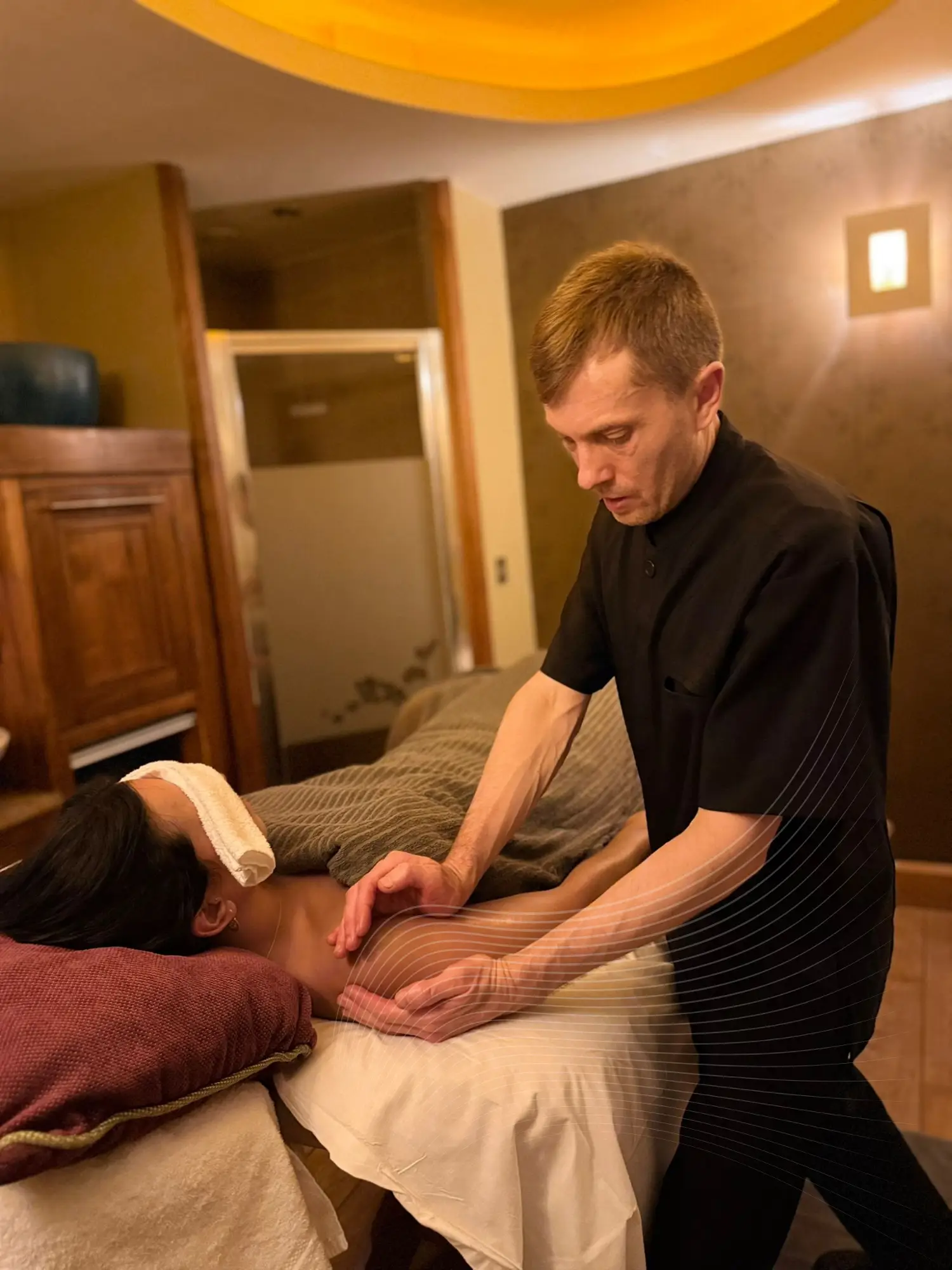 Massage session